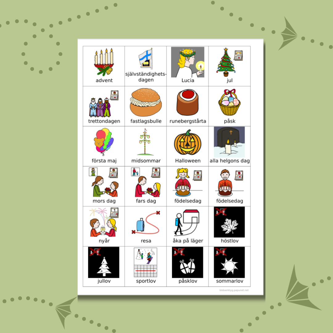 Pärmbilden för Årshjul - bildstöd