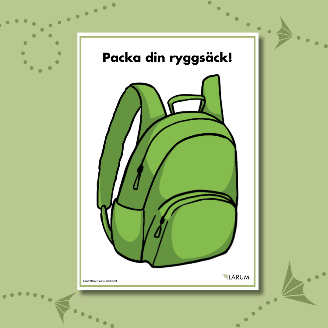 Pärmbilden för Packa din ryggsäck
